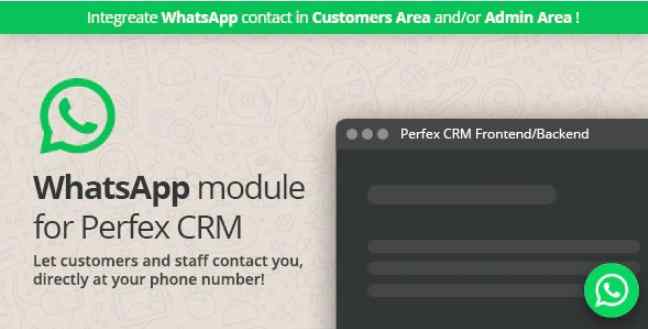 WhatsApp module for Perfex CRM
