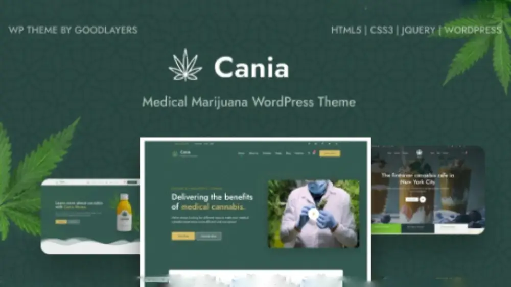 Cania – Marijuana Medical WordPress v1.0.1 Download
