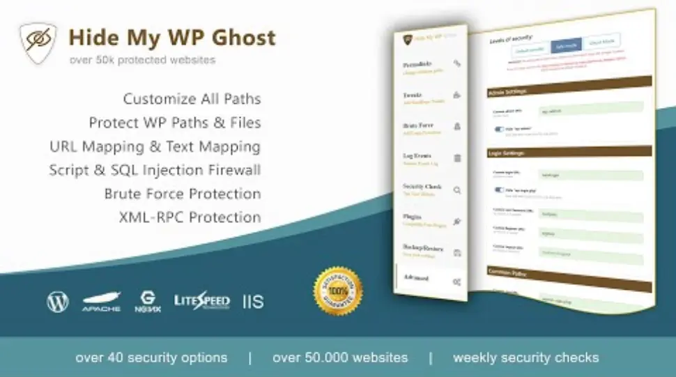 Hide My WP Ghost Premium For WordPress Free Download v7.0.02