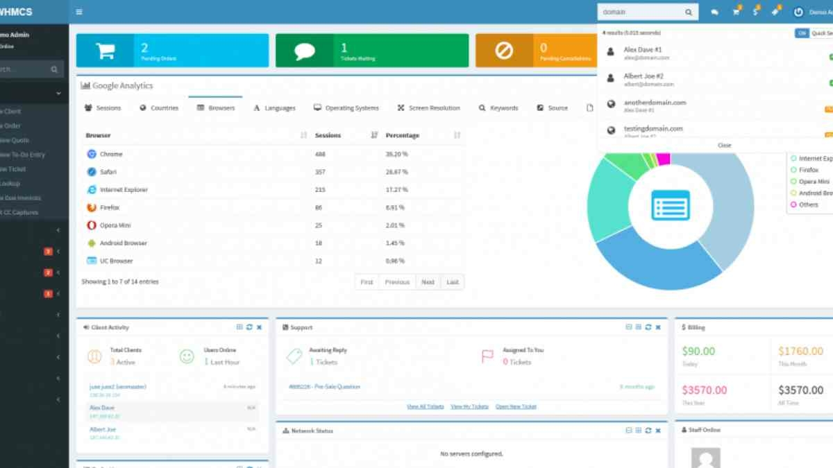 Lara, WHMCS Admin Theme 8.6.0 Free Download