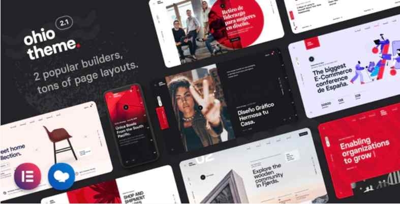 Ohio – Creative Portfolio & Agency WordPress Theme