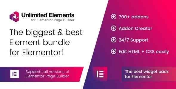 Unlimited Elements for Elementor Page Builder v1.5.31