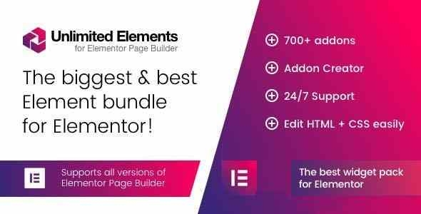 Unlimited Elements for Elementor Page Builder v1.5.31